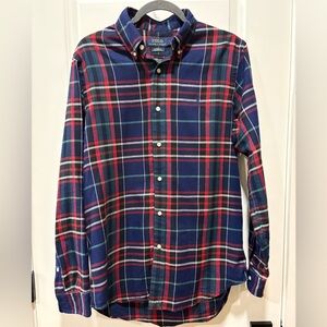 Polo Ralph Lauren Red Flannel Button Down Shirt